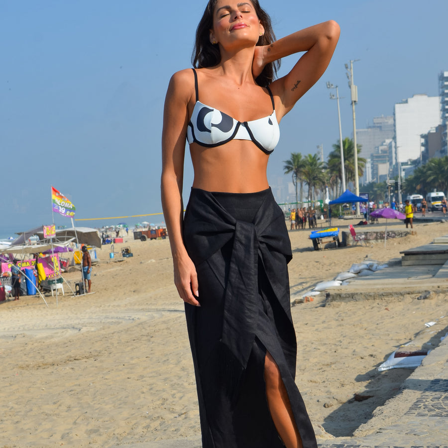 Saia Copacabana - Preto