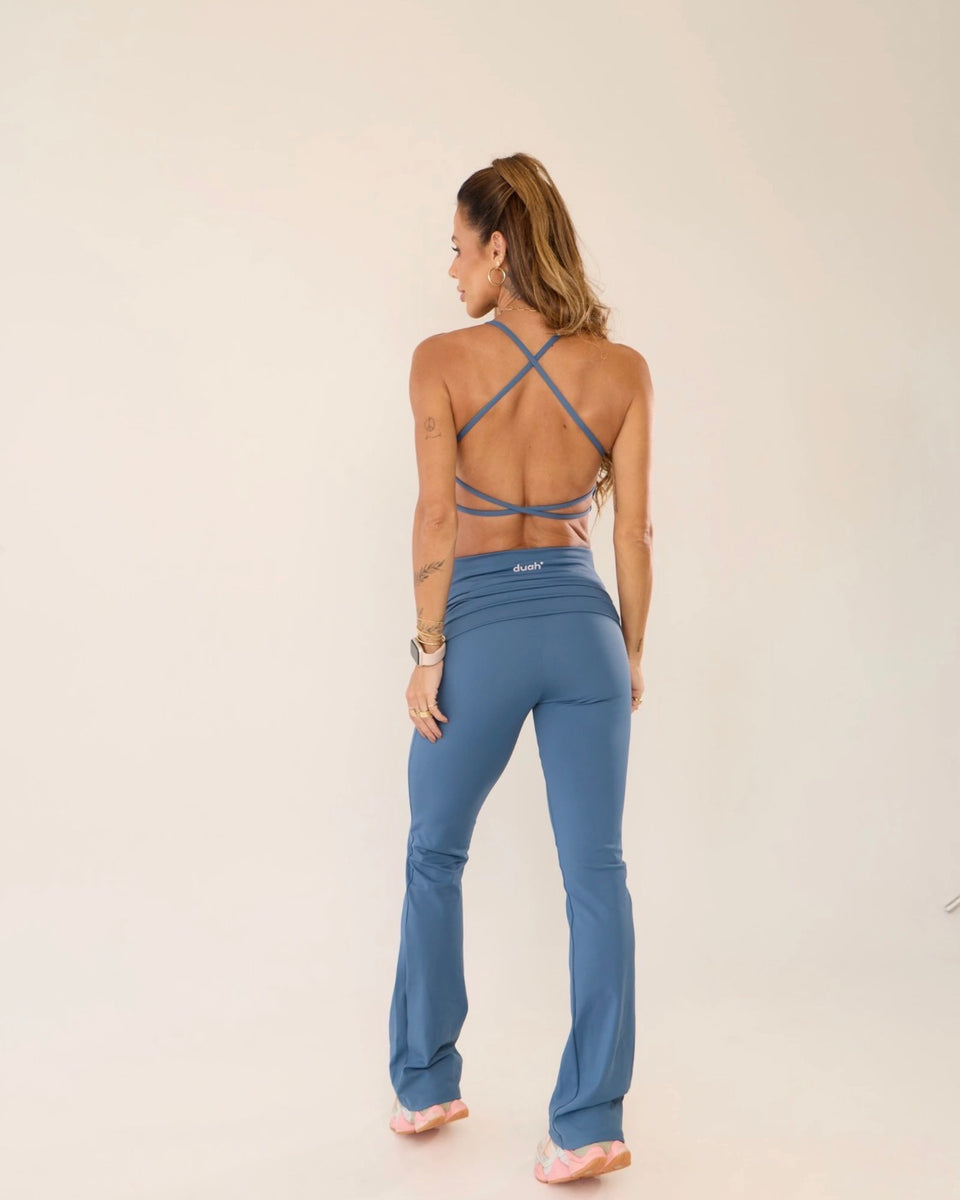 Calça Flare FK - Sapphire