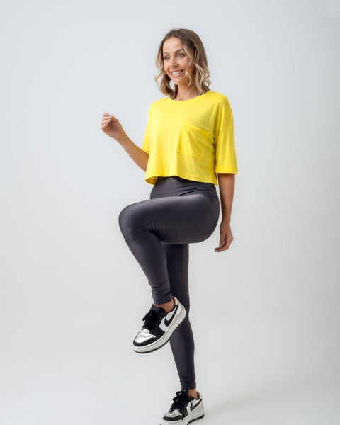 Cropped Rio - Amarelo