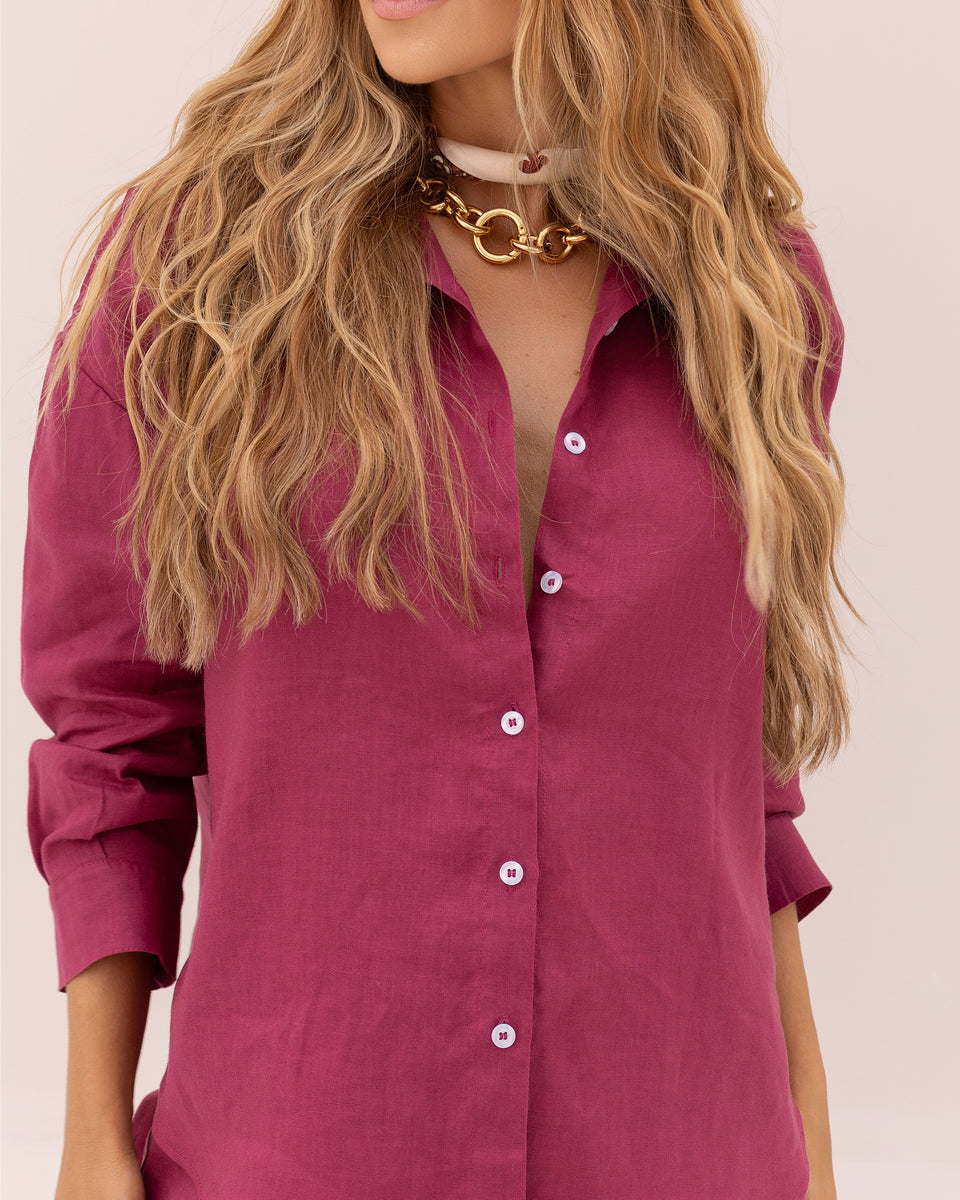 Camisa Angra - Vinho