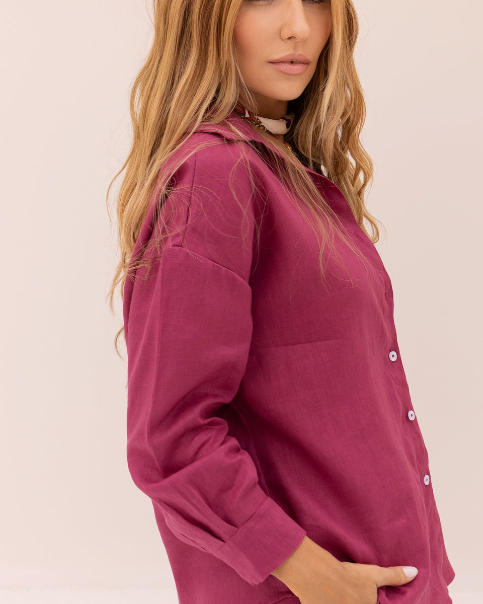 Camisa Angra - Vinho