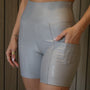 Short Atenas - Cinza
