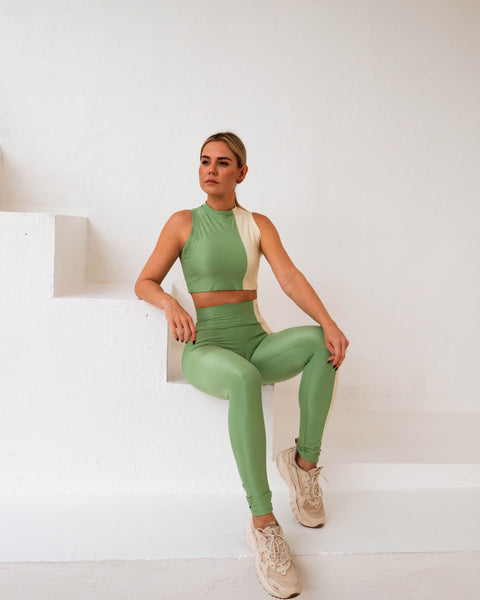 Calça Atenas - Oliva/Off