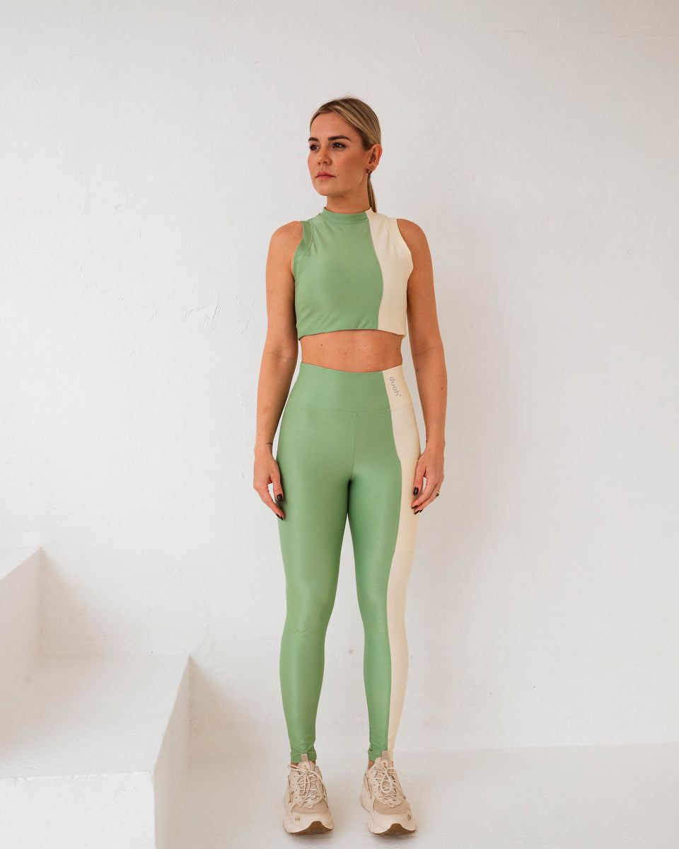 Calça Atenas - Oliva/Off