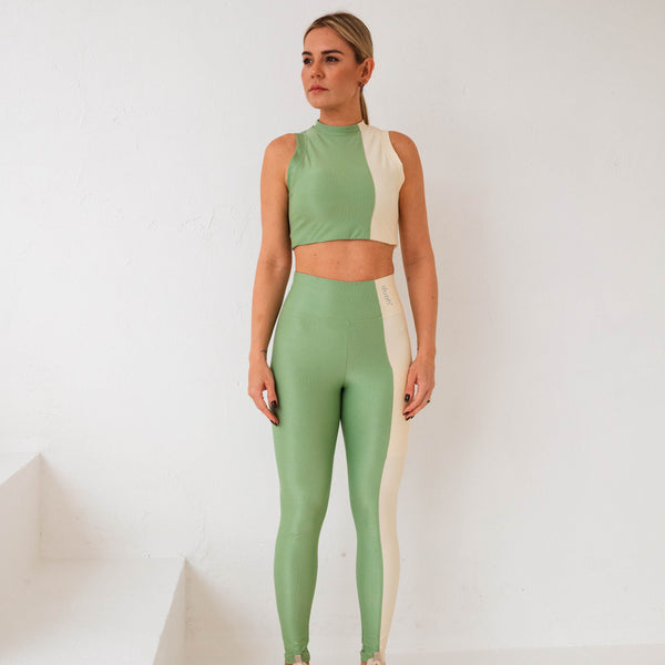 Calça Atenas - Oliva/Off