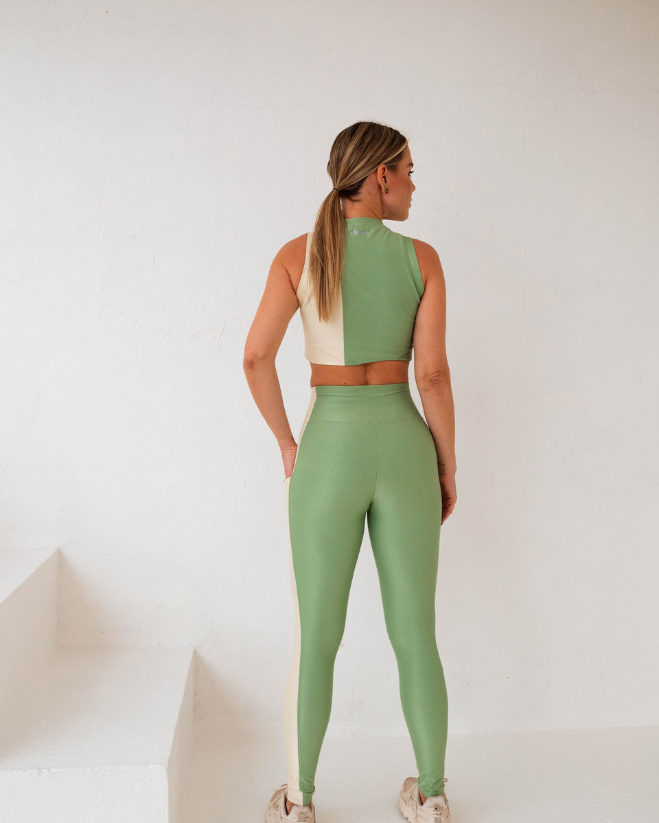 Calça Atenas - Oliva/Off