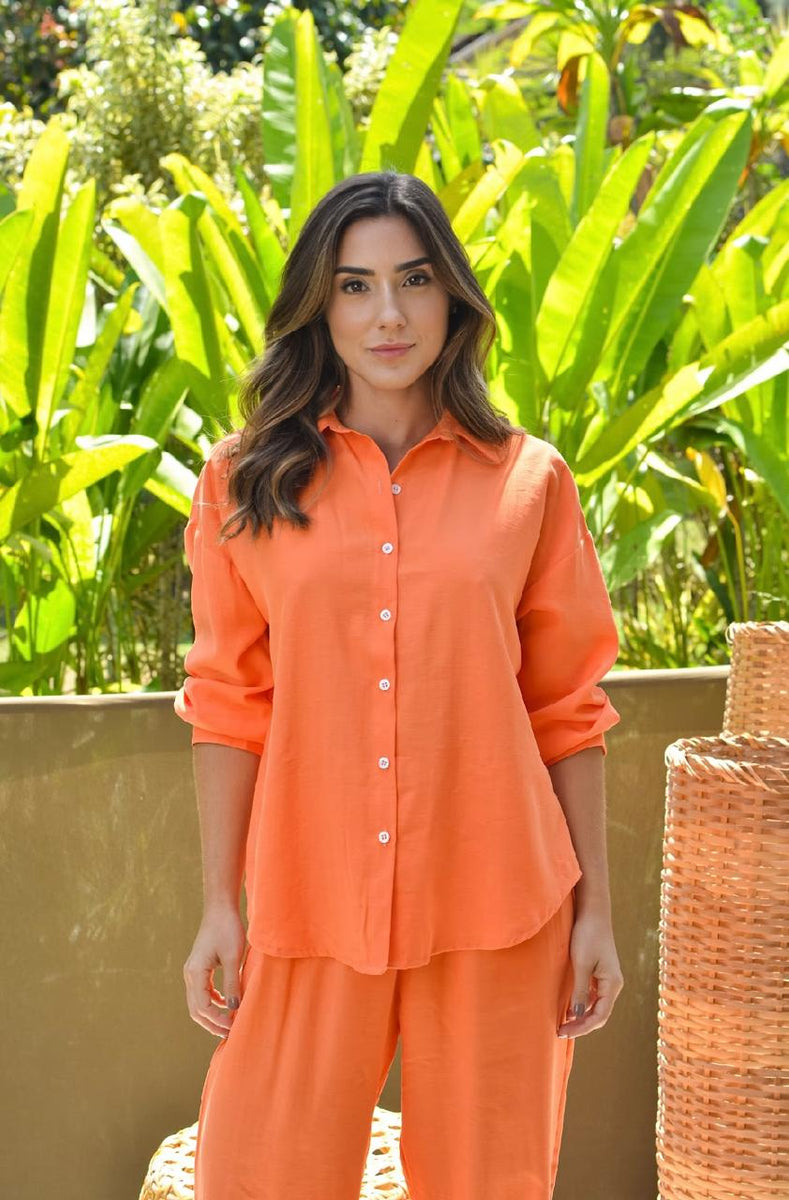 Camisa Resort - Laranja