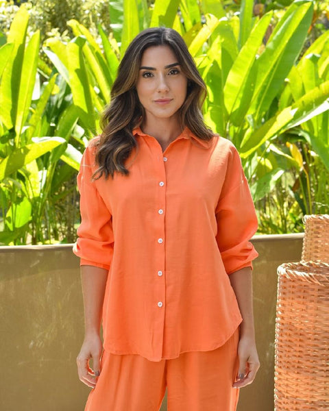 Camisa Resort - Laranja