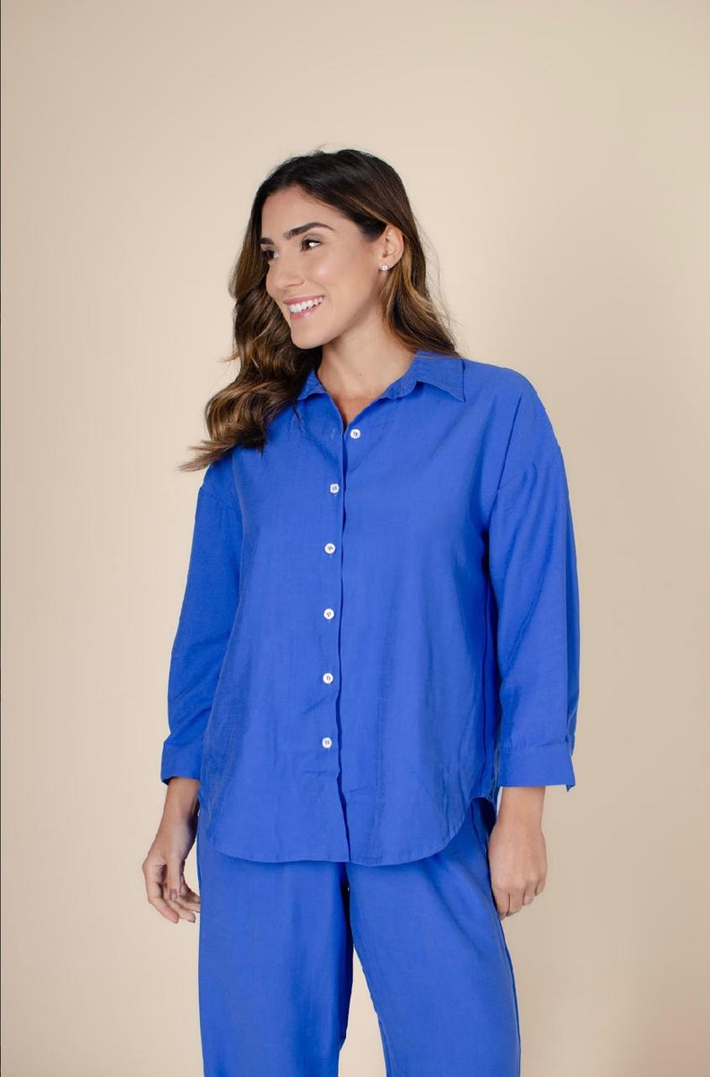 Camisa Resort - Azul