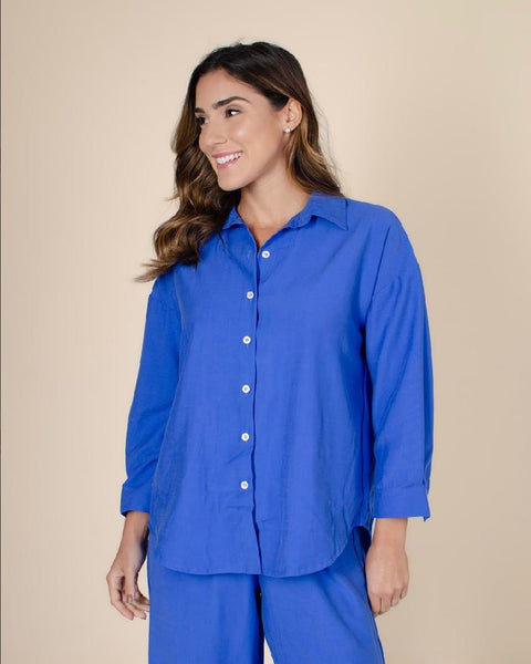 Camisa Resort - Azul