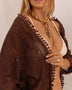 Saída Kimono Palma - Marrom
