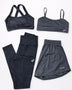 Combo Conjunto Versa Cinza + Conjunto Basic Preto G