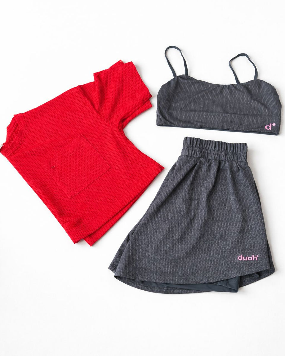 Combo Versa + Cropped Atlanta Vermelho