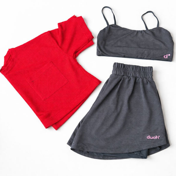 Combo Versa + Cropped Atlanta Vermelho