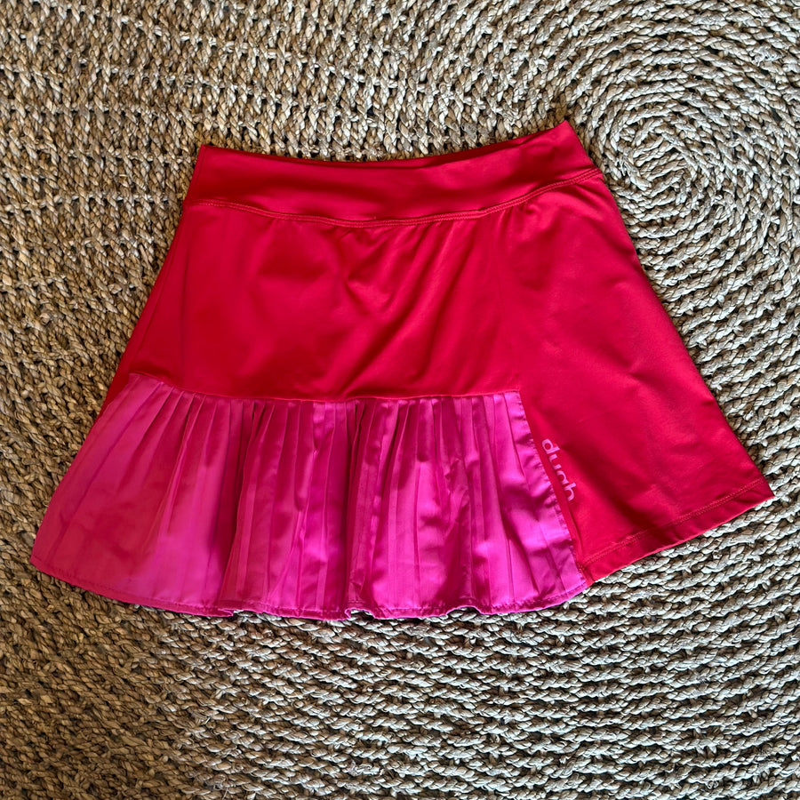 Saia Rio - Vermelho/Rosa