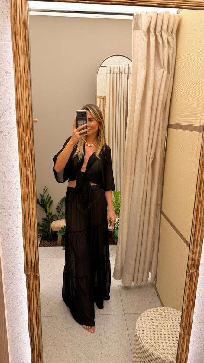 Saída Saia Trancoso - Preto