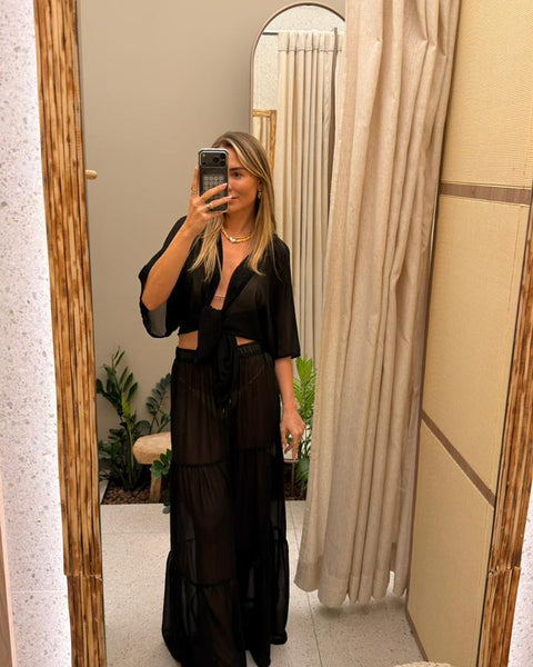 Saída Saia Trancoso - Preto