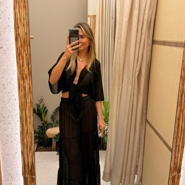 Saída Saia Trancoso - Preto