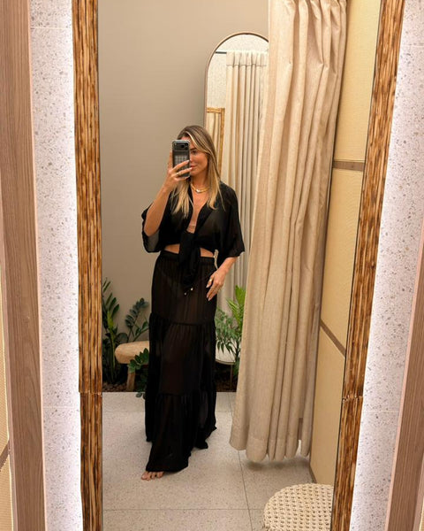 Saída Saia Trancoso - Preto