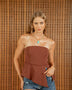 Blusa Encanto - Marrom