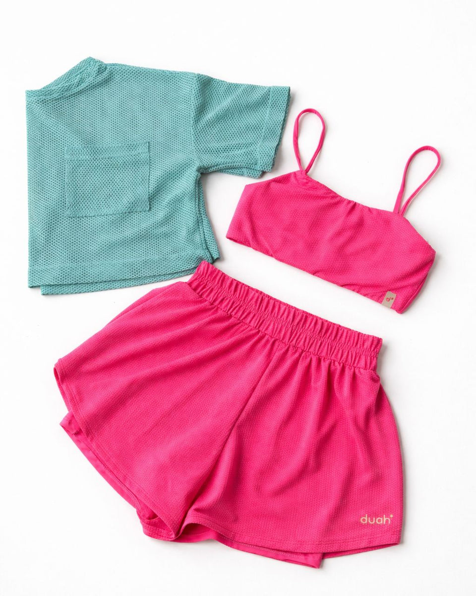 Combo Versa + Cropped Atlanta Verde Agua